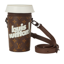 Coffee Cup Crossbody, Canvas, Monogram, NFC, E/S, 4*